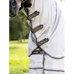 Couverture anti-mouches LeMieux Kudos Sweet Itch Stone Gris