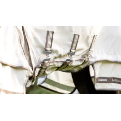 Couverture anti-mouches LeMieux Kudos Sweet Itch Stone Gris