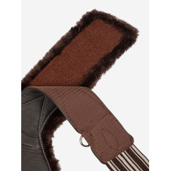 Bavette LeMieux profilée Arika laine synthétique Marron