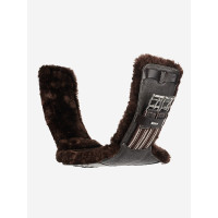 Bavette courte LeMieux Arika laine synthétique Marron