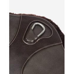 Bavette courte LeMieux Arika laine synthétique Marron Bavette courte LeMieux Arika laine synthétique Marron