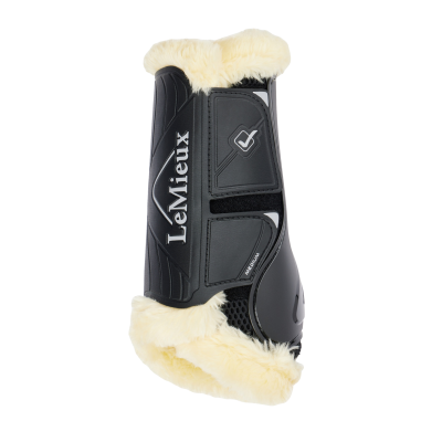 Guêtres de dressage mouton LeMieux Motionflex Noir / naturel