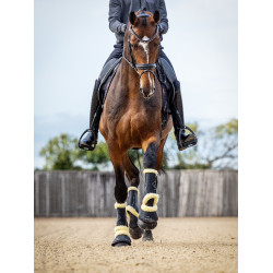 Guêtres de dressage mouton LeMieux Motionflex Noir / naturel