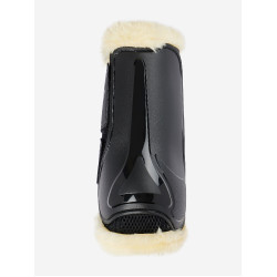 Guêtres de dressage mouton LeMieux Motionflex Noir / naturel