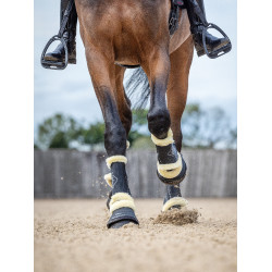 Guêtres de dressage mouton LeMieux Motionflex Noir / naturel