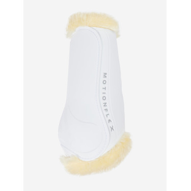 Guêtres de dressage mouton LeMieux Motionflex Blanc / naturel