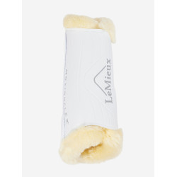 Guêtres de dressage mouton LeMieux Motionflex Blanc / naturel