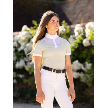 Polo de concours Eva LeMieux Young Rider manches courtes Polo de concours Eva LeMieux Young Rider manches courtes