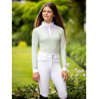 Polo de concours Eva LeMieux Young Rider manches longues Pistache Polo de concours Eva LeMieux Young Rider manches longues Pistache