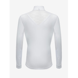 Polo de concours Eva LeMieux Young Rider manches longues Blanc
