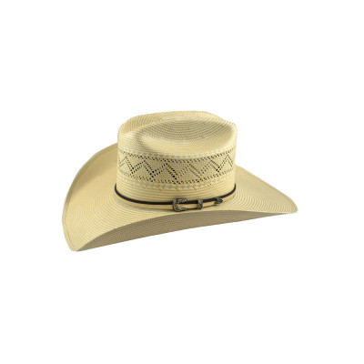 Chapeau Western 30X Bicolore Natama Beige ou Gris Tombstone Naturel / jaune