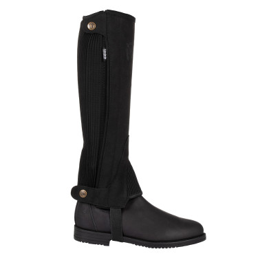 Mini-Chaps en Tissu Synthétique Amara Umbria Equitazione Noir