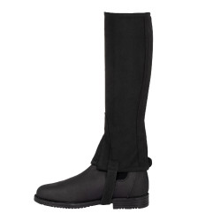 Mini-Chaps en Tissu Synthétique Amara Umbria Equitazione Noir