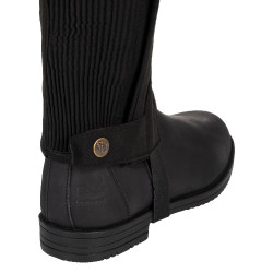 Mini-Chaps en Tissu Synthétique Amara Umbria Equitazione Noir