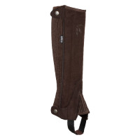 Mini-Chaps en Tissu Synthétique Amara Umbria Equitazione Marron foncé