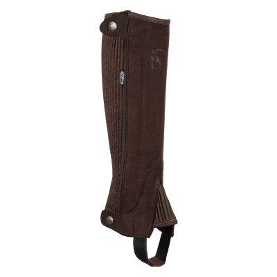 Mini-Chaps en Tissu Synthétique Amara Umbria Equitazione Marron foncé