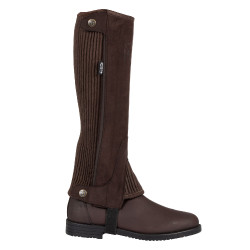 Mini-Chaps en Tissu Synthétique Amara Umbria Equitazione Marron foncé Mini-Chaps en Tissu Synthétique Amara Umbria Equitazione Marron foncé