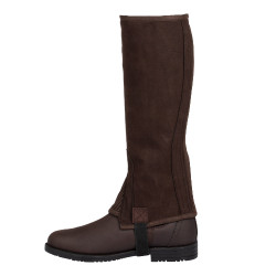 Mini-Chaps en Tissu Synthétique Amara Umbria Equitazione Marron foncé Mini-Chaps en Tissu Synthétique Amara Umbria Equitazione Marron foncé