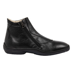 Bottines en Cuir de Buffle Canova Franceschini Noir Bottines en Cuir de Buffle Canova Franceschini Noir