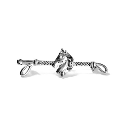 Broche Master Tête de Cheval Umbria Equitazione Argent