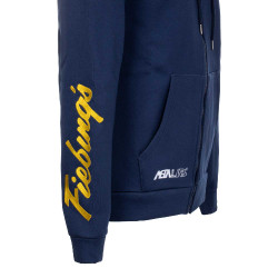 Veste à Capuche Unisexe Multilogo Pool's Marine Bleu marine Veste à Capuche Unisexe Multilogo Pool's Marine Bleu marine