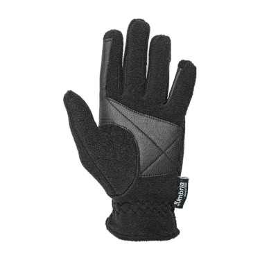 Gants en Polaire et Similicuir 169 Umbria Equitazione Noir Gants en Polaire et Similicuir 169 Umbria Equitazione Noir
