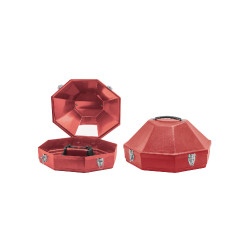 Boîte à Chapeau Western Umbria Equitazione Rouge