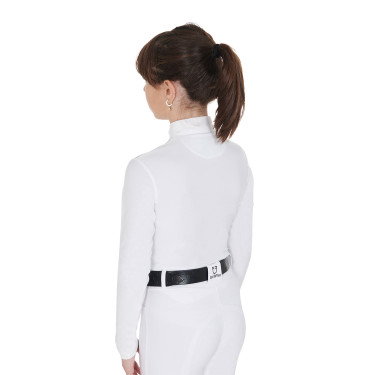 Polo Fille à Manches Longues Equestro Warm+ Equestro Polo Fille à Manches Longues Equestro Warm+ Equestro