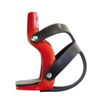 Étriers en Aluminium Coloré avec Cage d'Orteil Umbria Equitazione Rouge Étriers en Aluminium Coloré avec Cage d'Orteil Umbria Equitazione Rouge