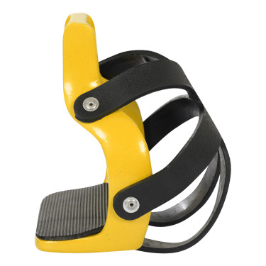 Étriers en Aluminium Coloré avec Cage d'Orteil Umbria Equitazione Jaune Étriers en Aluminium Coloré avec Cage d'Orteil Umbria Equitazione Jaune