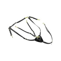 Collier de chasse en Biothane avec Martingale Lakota Noir