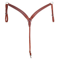 Collier de chasse 5957 avec Décor Serpent Pool's Cognac