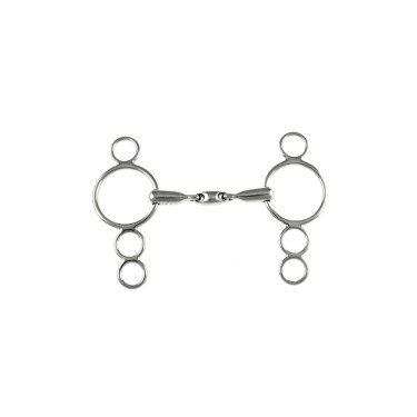 Mors double brisure 4 anneaux Umbria Equitazione Mors double brisure 4 anneaux Umbria Equitazione
