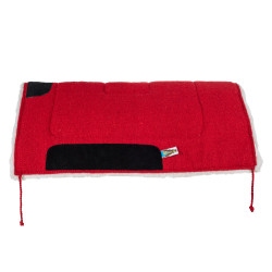 Tapis Western Basic Couleur Unie Lakota Rouge