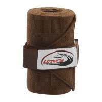 Bandes de Travail Élastiques par 4 Umbria Equitazione Marron foncé