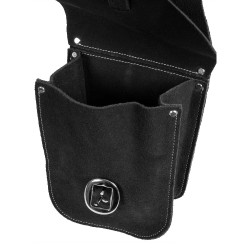 Sacoche Avant en Suédine Lakota Noir