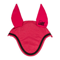 Bonnet Anti-Mouches en Coton Supreme Fuchsia / noir Rose