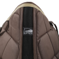Tapis de Selle Matelassé Jumping Supreme Marron / beige Tapis de Selle Matelassé Jumping Supreme Marron / beige