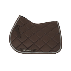 Tapis de Selle Matelassé Jumping Supreme Marron / gris clair