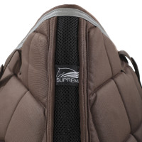 Tapis de Selle Matelassé Jumping Supreme Bordeaux / noir