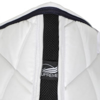 Tapis de Selle Matelassé Jumping Supreme Blanc / marine