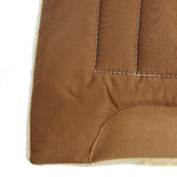 Tapis de Selle Western en Cordura Uni Pool's Lakota Marron