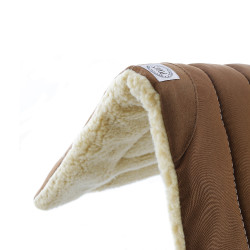 Tapis de Selle Western en Cordura Uni Pool's Lakota Marron