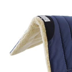 Tapis de Selle Western en Cordura Uni Pool's Lakota Marine Bleu marine