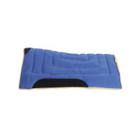 Tapis de Selle Western en Cordura Uni Pool's Lakota Bleu royal
