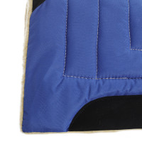 Tapis de Selle Western en Cordura Uni Pool's Lakota Bleu royal