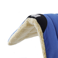 Tapis de Selle Western en Cordura Uni Pool's Lakota Bleu royal