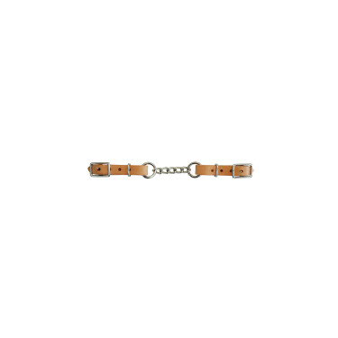 Chaînette de Muserolle en Cuir avec Chaîne Lakota Chaînette de Muserolle en Cuir avec Chaîne Lakota
