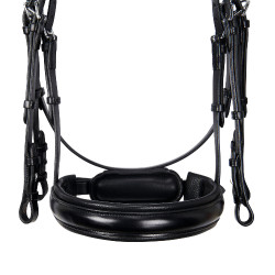 Bride Evolution en Cuir sans Rênes Doubles Equestro Noir Bride Evolution en Cuir sans Rênes Doubles Equestro Noir