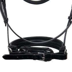 Bride Evolution en Cuir sans Rênes Doubles Equestro Noir Bride Evolution en Cuir sans Rênes Doubles Equestro Noir